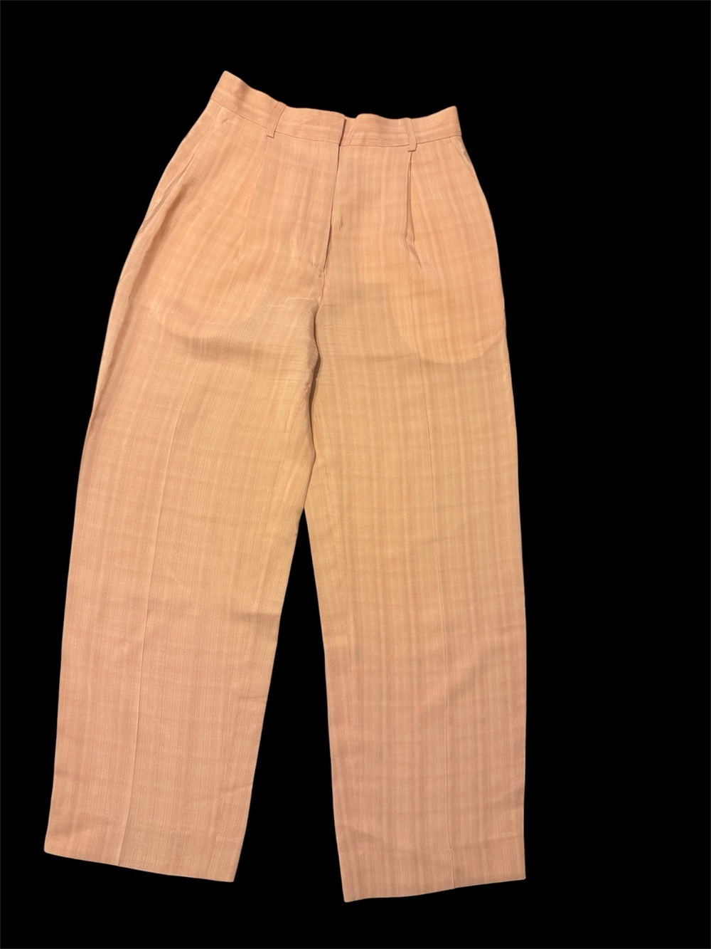 Sandro Paris linen wide leg high waist light salmon colour size 38(M) like new